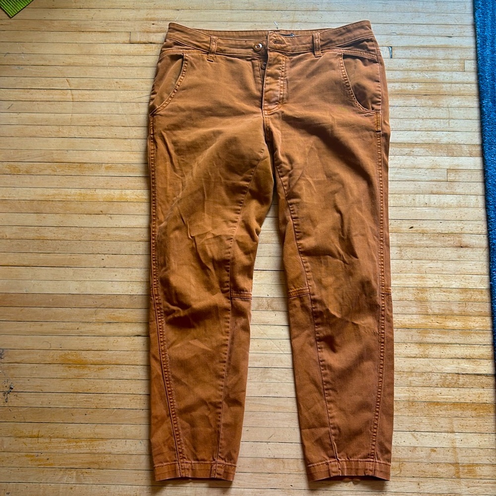 Prana Burnt Orange Straight Leg Pants